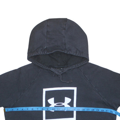 Mens UK Size L Under Armour Black Pullover Hoodie