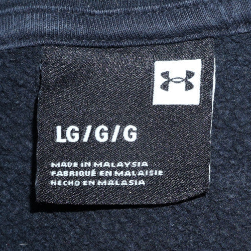Mens UK Size L Under Armour Black Pullover Hoodie