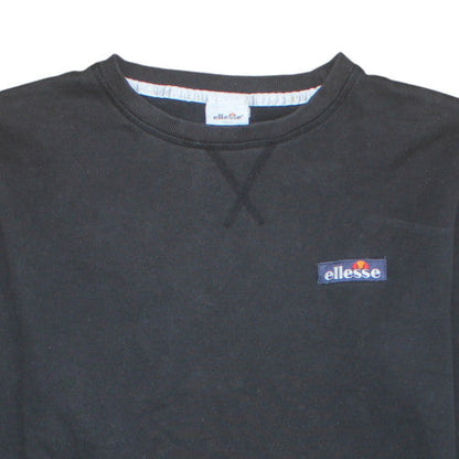 Mens UK Size XL Ellesse Black Pullover Sweatshirt