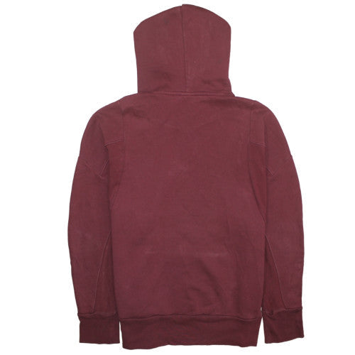 Mens UK Size L Adidas Red Pullover Hoodie