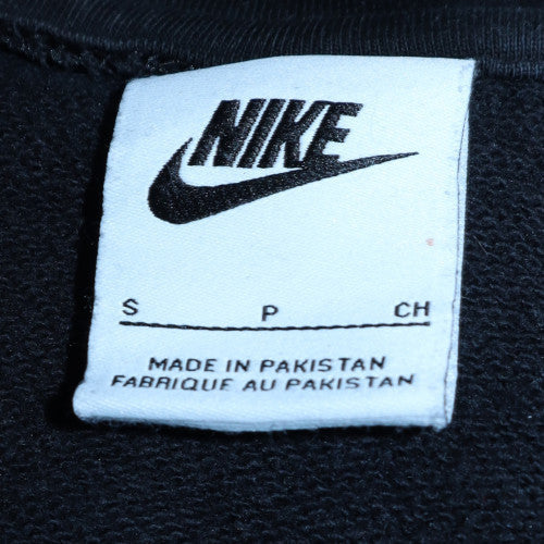 Womens UK Size S Nike Black Full Zip Hoodie