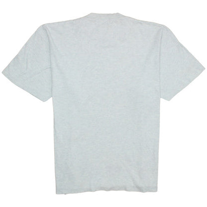 Adidas Men's Grey Training T-Shirt L Crew Neck Short Sleeve Sports Tee