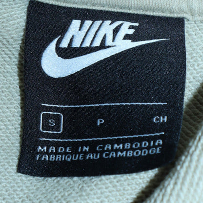 Womens UK Size S Nike Beige Pullover Hoodie