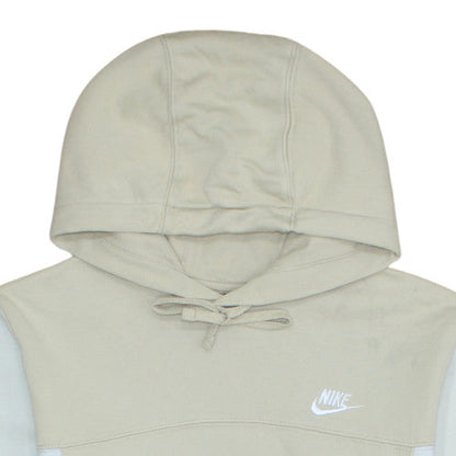Womens UK Size S Nike Beige Pullover Hoodie