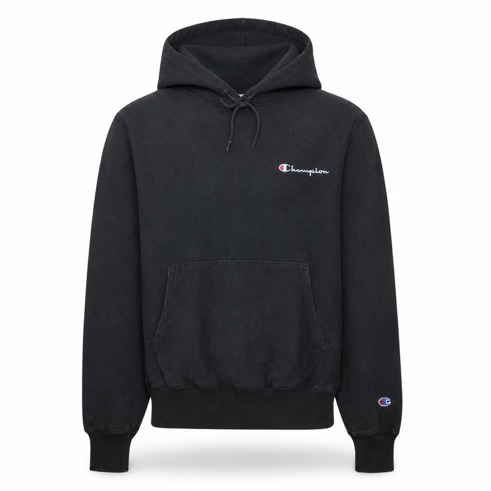 Mens UK Size S Champion Black Pullover Hoodie