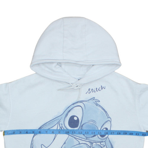 Womens UK Size S Disney White Pullover Hoodie