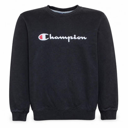 Mens UK Size M Champion Black Pullover Sweatshirt
