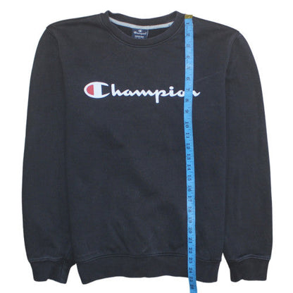 Mens UK Size M Champion Black Pullover Sweatshirt