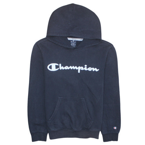 Mens UK Size XS Champion Black Pullover Hoodie