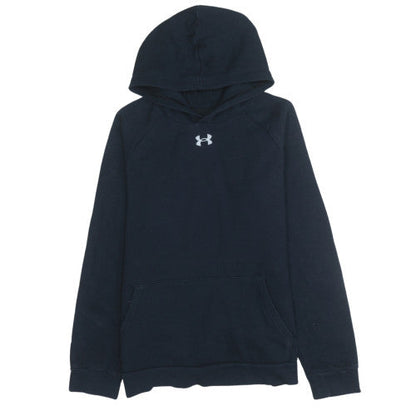Under Armour Boys Black XL Pullover Fleece Hoodie with Logo