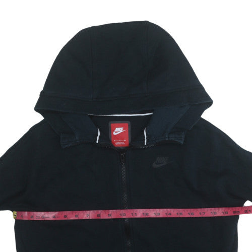 Mens UK Size S Nike Black Full Zip Hoodie