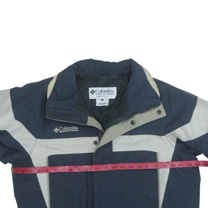 Columbia Men's Blue & Grey Ski Jacket Small Waterproof Windproof