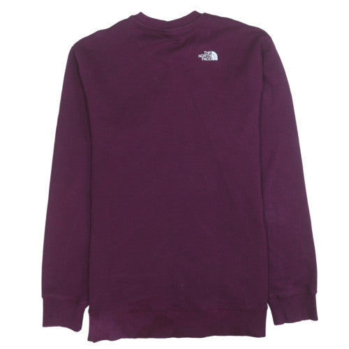 Mens UK Size M The North Face Purple Pullover Sweatshirt