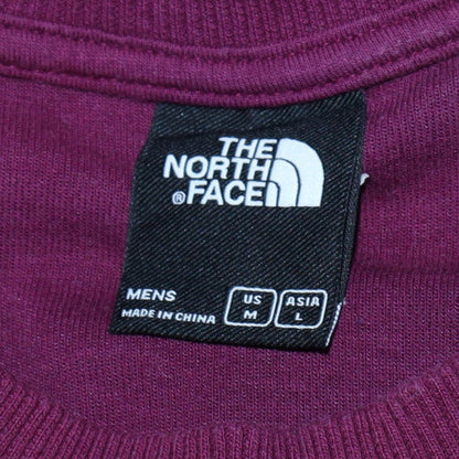 Mens UK Size M The North Face Purple Pullover Sweatshirt