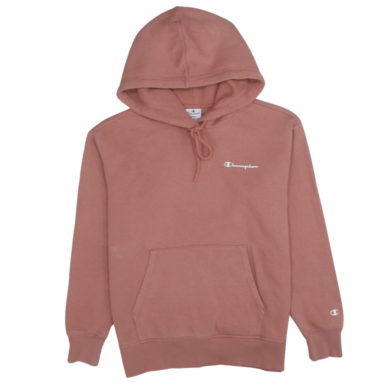Womens UK Size S Champion Pink Pullover Hoodie