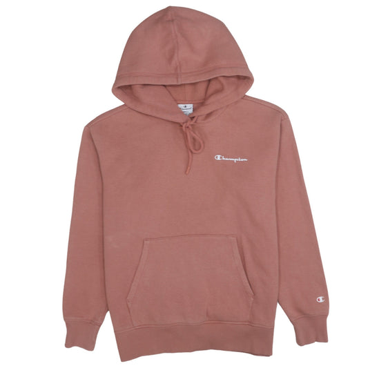 Womens UK Size S Champion Pink Pullover Hoodie