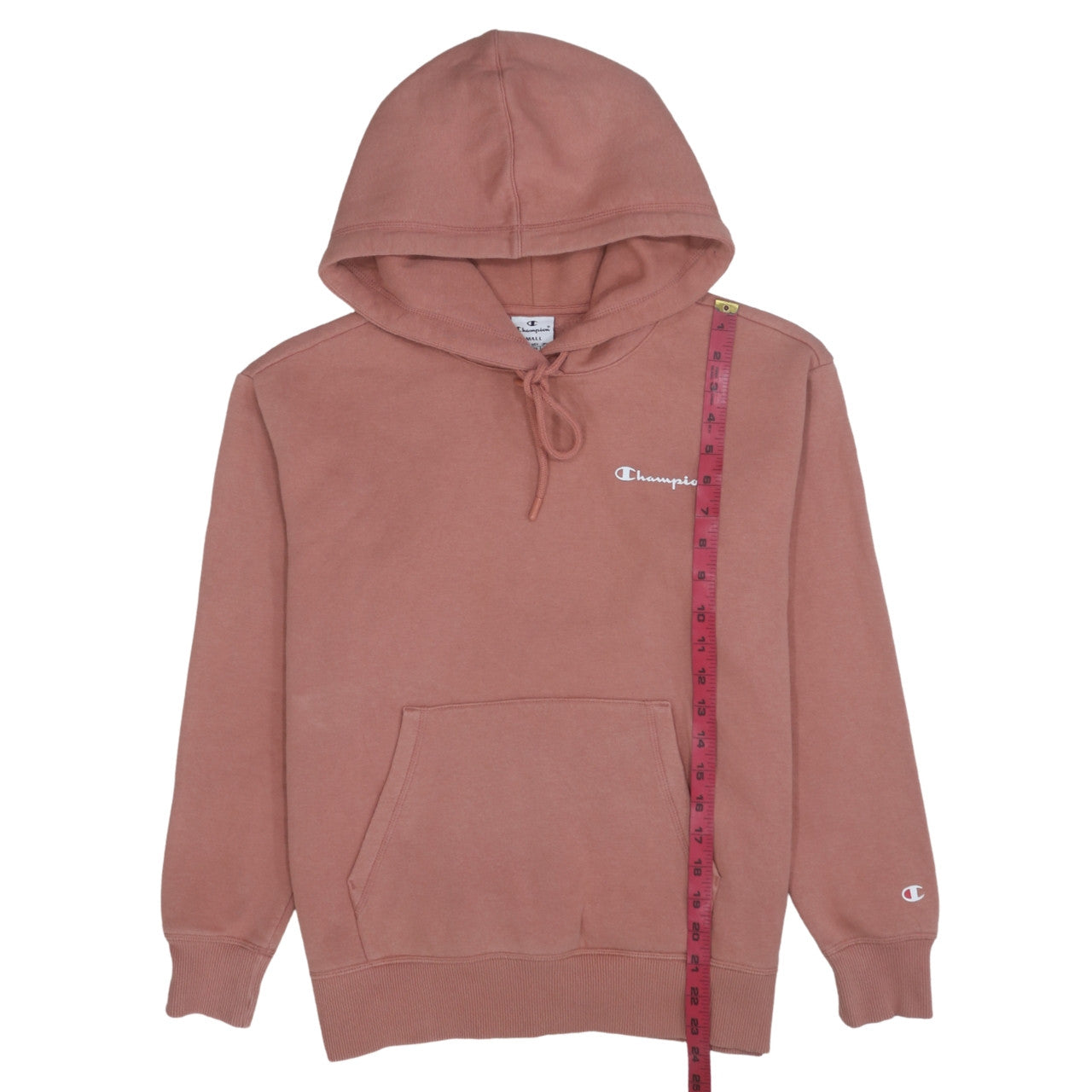 Womens UK Size S Champion Pink Pullover Hoodie