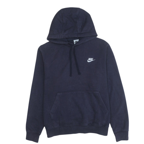 Womens UK Size M Nike Blue Pullover Hoodie