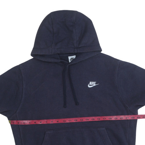 Womens UK Size M Nike Blue Pullover Hoodie