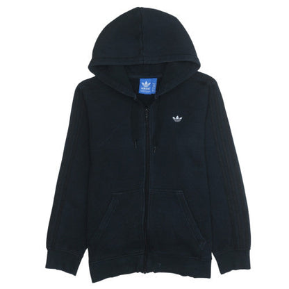 Mens UK Size M adidas Black Full Zip Hoodie