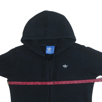 Mens UK Size M adidas Black Full Zip Hoodie