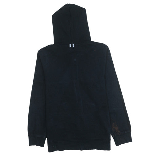 Mens UK Size M adidas Black Full Zip Hoodie