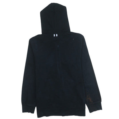 Mens UK Size M adidas Black Full Zip Hoodie
