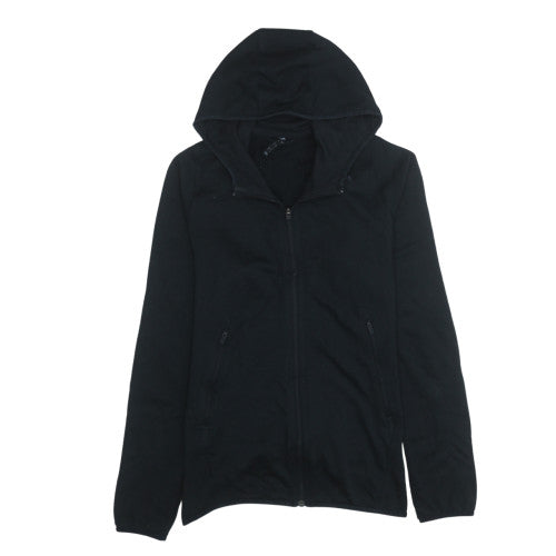 Womens UK Size S Adidas Black Full Zip Hoodie