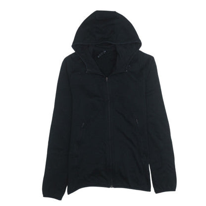 Womens UK Size S Adidas Black Full Zip Hoodie