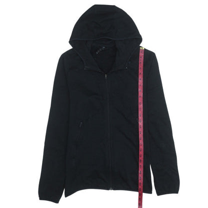Womens UK Size S Adidas Black Full Zip Hoodie