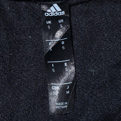 Womens UK Size S Adidas Black Full Zip Hoodie