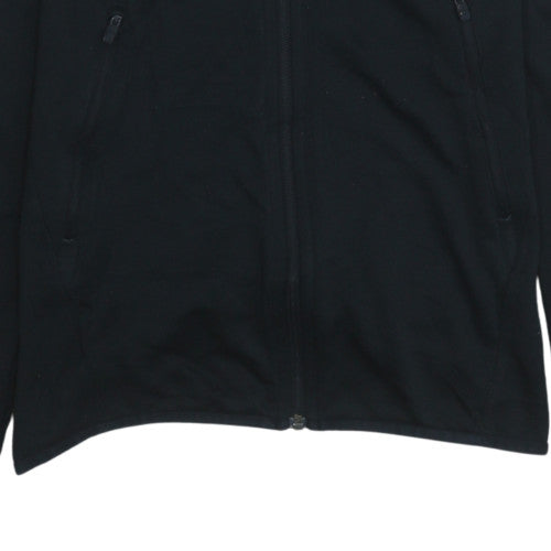 Womens UK Size S Adidas Black Full Zip Hoodie
