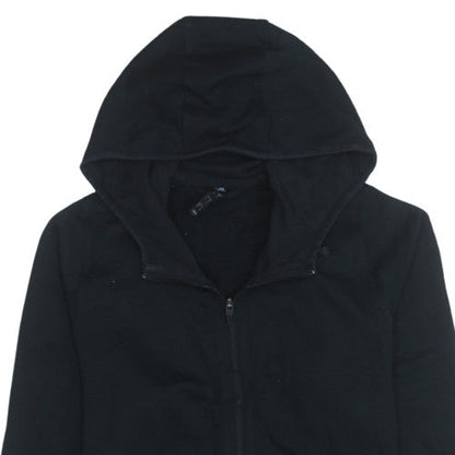 Womens UK Size S Adidas Black Full Zip Hoodie