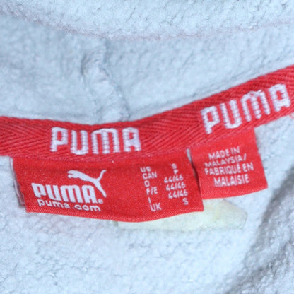Mens UK Size S Puma Grey Pullover Hoodie