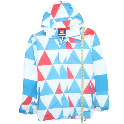Quiksilver Men's Multicoloured L Hooded Windbreaker Jacket
