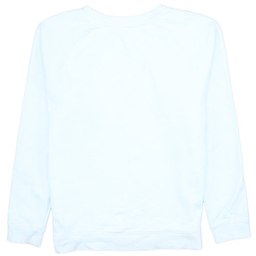 Womens UK Size S Levi's White Pullover Sweatshirt