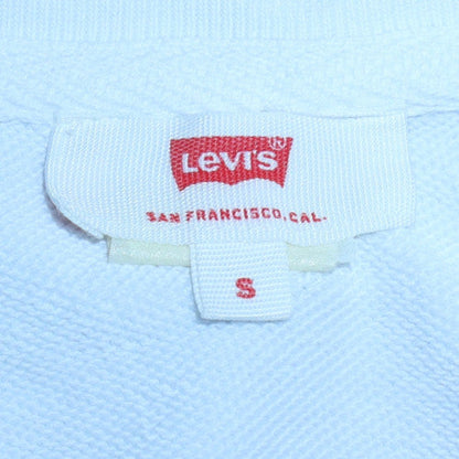 Womens UK Size S Levi's White Pullover Sweatshirt