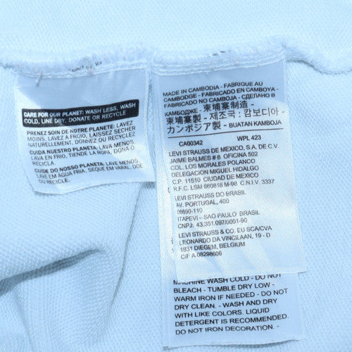 Womens UK Size S Levi's White Pullover Sweatshirt