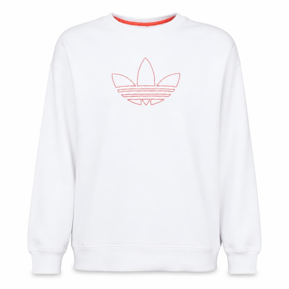 Womens UK Size 16 Adidas White Pullover Sweatshirt