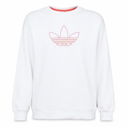 Womens UK Size 16 Adidas White Pullover Sweatshirt