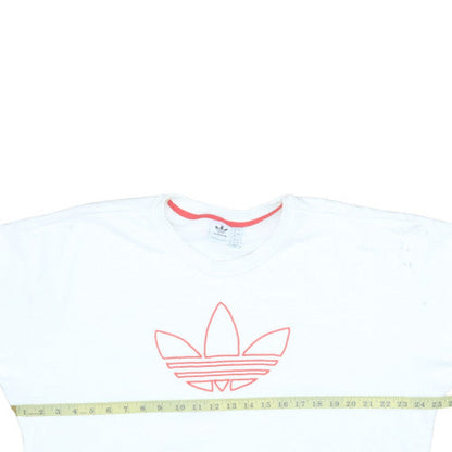 Womens UK Size 16 Adidas White Pullover Sweatshirt