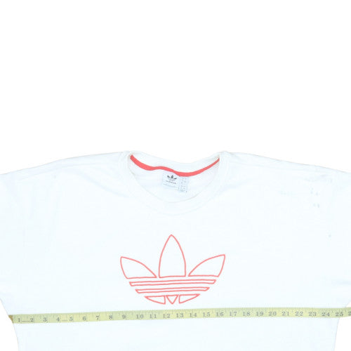 Womens UK Size 16 Adidas White Pullover Sweatshirt