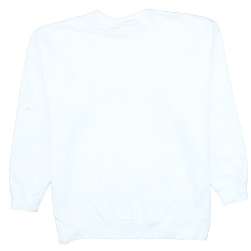 Womens UK Size 16 Adidas White Pullover Sweatshirt