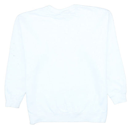 Womens UK Size 16 Adidas White Pullover Sweatshirt