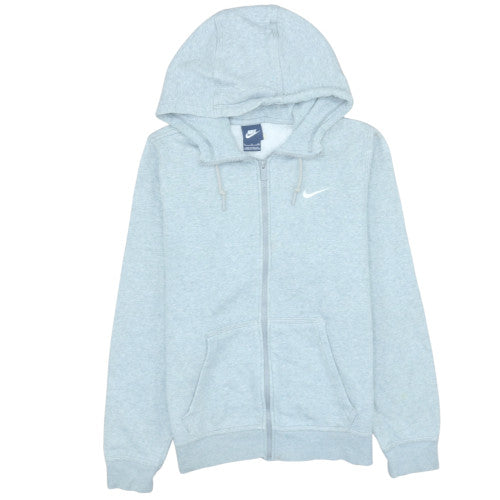 Womens UK Size S Nike Grey Full Zip Hoodie