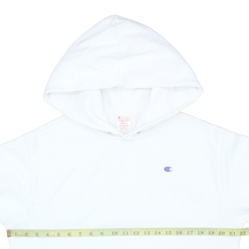 Womens UK Size S Champion White Pullover Hoodie