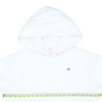 Womens UK Size S Champion White Pullover Hoodie