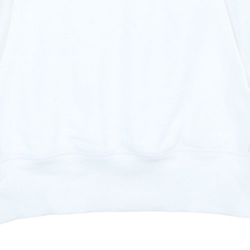 Womens UK Size S Champion White Pullover Hoodie