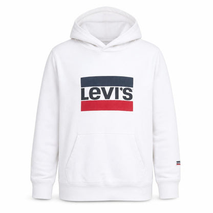 Mens UK Size S Levi's White Pullover Hoodie