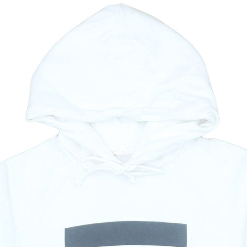 Mens UK Size S Levi's White Pullover Hoodie